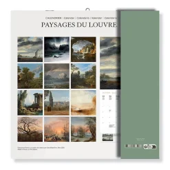 Boutiques de musées Calendriers Et Agendas-Calendrier 2026 - Paysages du Louvre - 30x30 cm
