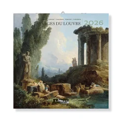 Boutiques de musées Calendriers Et Agendas-Calendrier 2026 - Paysages du Louvre - 30x30 cm