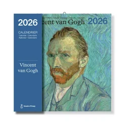 Best Boutiques de musées Calendrier 2026 - Vincent van Gogh - 30x30 cm