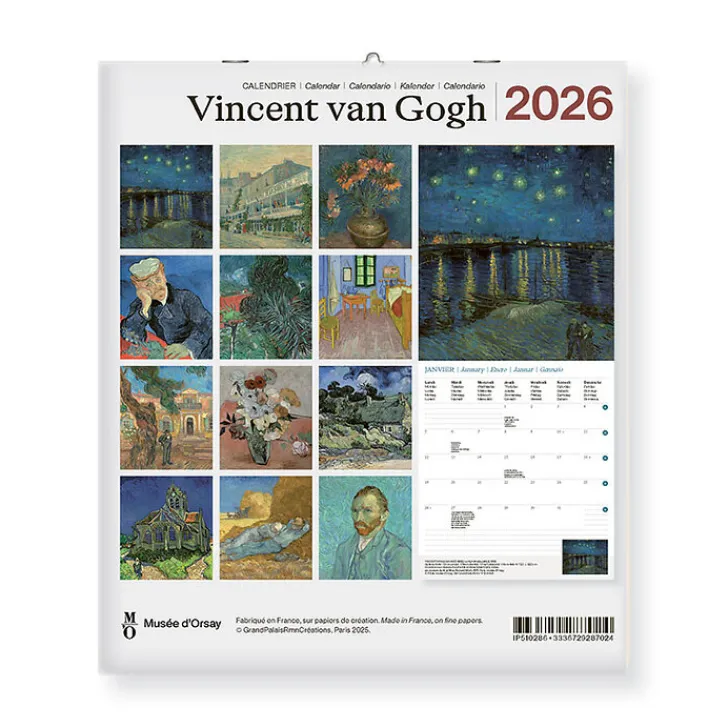 Clearance Boutiques de musées Calendrier 2026 - Vincent van Gogh - 15,5x18cm