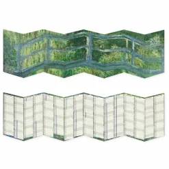 New Boutiques de musées Calendrier panorama 16 mois Claude Monet - Le Bassin aux nymphéas, harmonie verte, 1899, Sept. 2025 - Déc. 2026