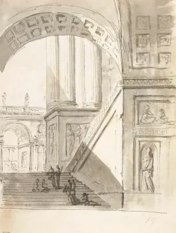 Boutiques de musées Panneaux Aluminium|Toiles Sur Châssis-Caprice architectural animé (panneaux aluminium)