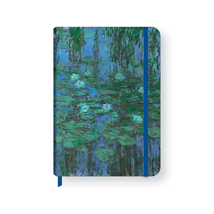 Online Boutiques de musées Carnet à élastique Claude Monet - Nymphéas bleus, entre 1916 et 1919
