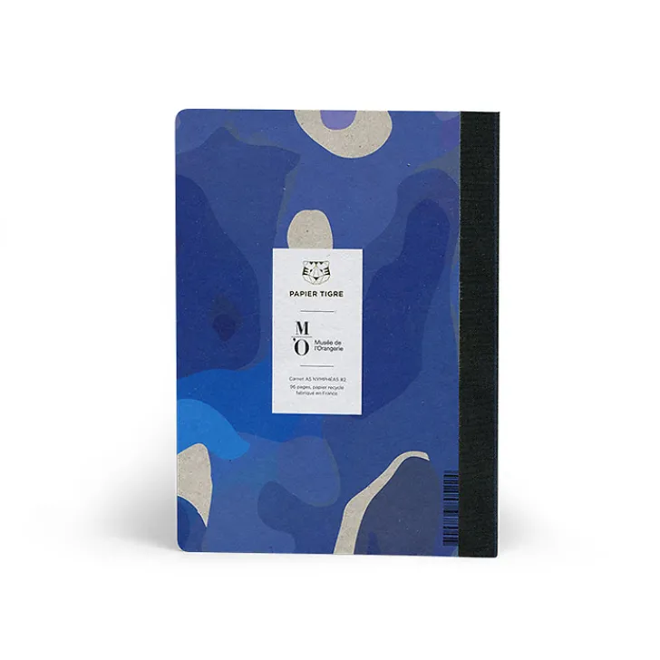Boutiques de musées Cahiers Et Carnets-Carnet A5 Nymphéas 2 - Papier Tigre