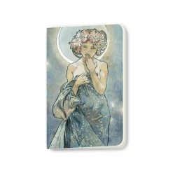 Boutiques de musées Cahiers Et Carnets-Carnet Alphonse Mucha - La Lune et les étoiles