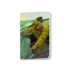 Boutiques de musées Cahiers Et Carnets-Carnet Christian Krohg - La Barre sous le vent !, 1882
