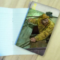 Boutiques de musées Cahiers Et Carnets-Carnet Christian Krohg - La Barre sous le vent !, 1882