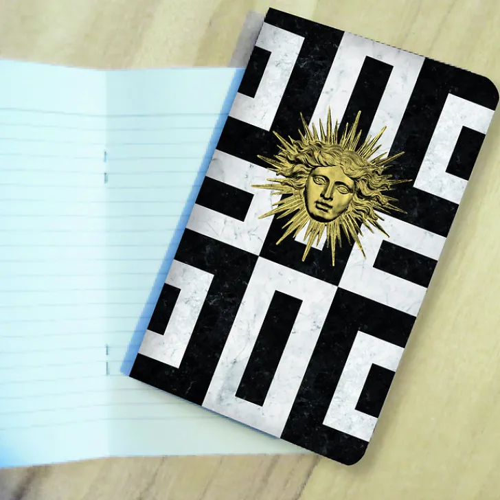 New Boutiques de musées Carnet Château de Versailles - Dessin d'après le Dallage de la Cour de marbre (côté ville)