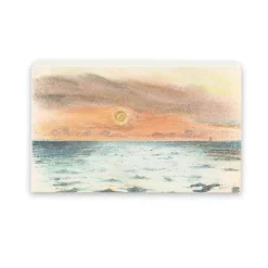 Boutiques de musées Cahiers Et Carnets-Carnet de croquis - Delacroix "La Mer au coucher du soleil"