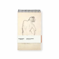 Sale Boutiques de musées Carnet de croquis Aristide Maillol - Femme accroupie de dos, 1911 - Bloc de 30 feuilles 14 x 22 cm