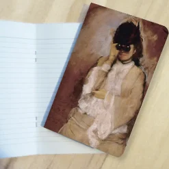 Boutiques de musées Cahiers Et Carnets-Carnet Édouard Manet / Edgar Degas - Femme regardant avec des jumelles, vers 1877 / Berthe Morisot à l'éventail, 1872