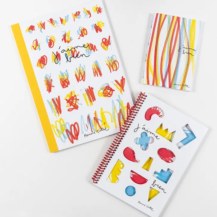 Boutiques de musées Papeterie Jeunesse|Cahiers Et Carnets-Carnet Hervé Tullet - J'aime bien