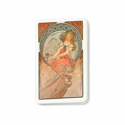 Clearance Boutiques de musées Carnet long Alphonse Mucha - La peinture / La poésie, 1896
