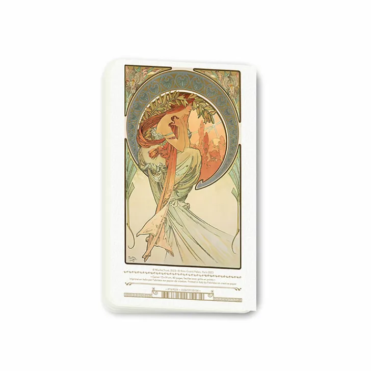 Clearance Boutiques de musées Carnet long Alphonse Mucha - La peinture / La poésie, 1896