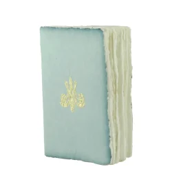 Boutiques de musées Carnet papier bouilli en cuve - Monogramme de Marie-Antoinette - Céladon