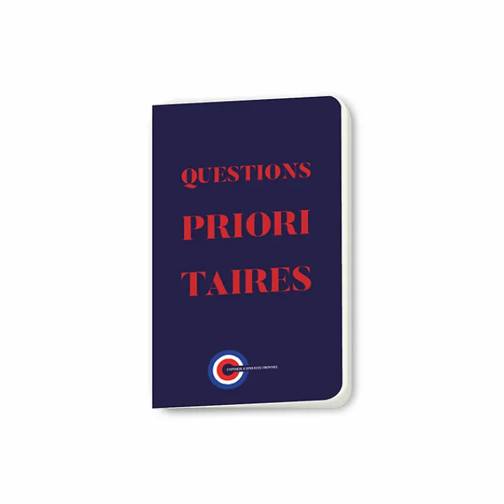 Boutiques de musées Carnet Questions prioritaires - Conseil constitutionnel