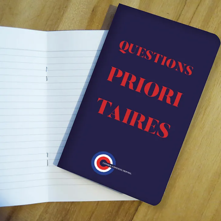 Boutiques de musées Carnet Questions prioritaires - Conseil constitutionnel