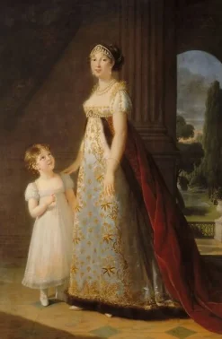 Sale Boutiques de musées Caroline Bonaparte (1782-1839) et de sa fille ainée Laetitia Joséphine (toiles encadrées)