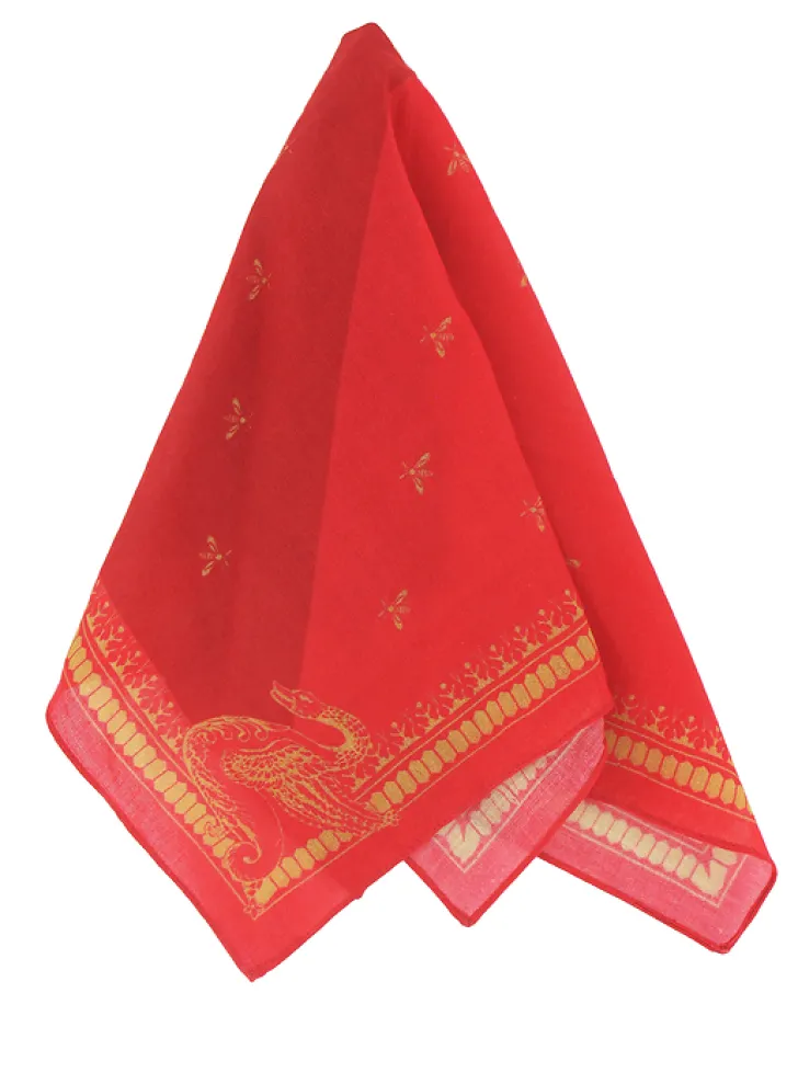 Boutiques de musées Foulards, Étoles, Châles-Carré Emblèmes Napoléon - Rouge