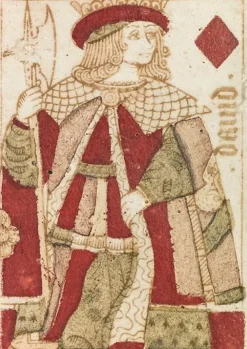 Sale Boutiques de musées Cartes à jouer : roi de carreau (panneaux aluminium)