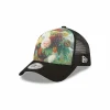 Boutiques de musées Accessoires-Casquette réglable A-Frame Trucker Vase de fleurs Noir - New Era x Louvre
