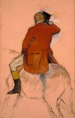 Boutiques de musées Panneaux Aluminium|Panneaux Acryliques-Cavalier en habit rouge (panneaux aluminium)