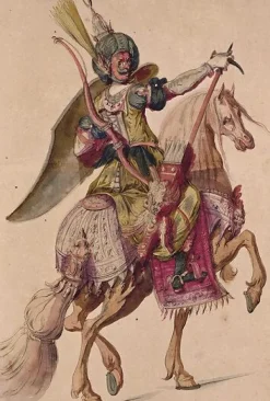 Boutiques de musées Panneaux Acryliques|Toiles Sans Cadre-Cavalier Turc (panneaux acryliques)