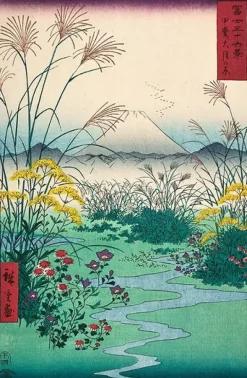 Boutiques de musées Panneaux Acryliques|Toiles Sans Cadre-Champs de la plaine d'Otsuki, dans la province de Kai, 1797-1858 (panneaux acryliques)