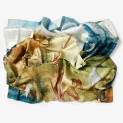 Boutiques de musées Foulards, Étoles, Châles-Écharpe en soie Jérôme Bosch - Le jardin des délices - Musée du Prado 120 x 120 cm