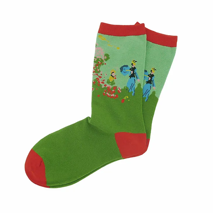 Online Boutiques de musées Chaussettes Claude Monet - Coquelicots 36/41
