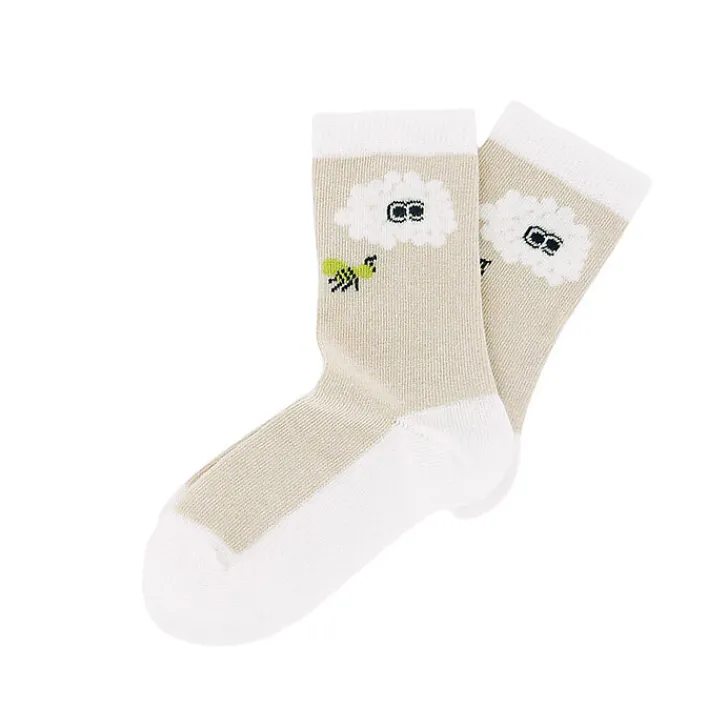 Boutiques de musées Habits Et Accessoires-Chaussettes Cumulo & Réséda Beige - Grand Palais