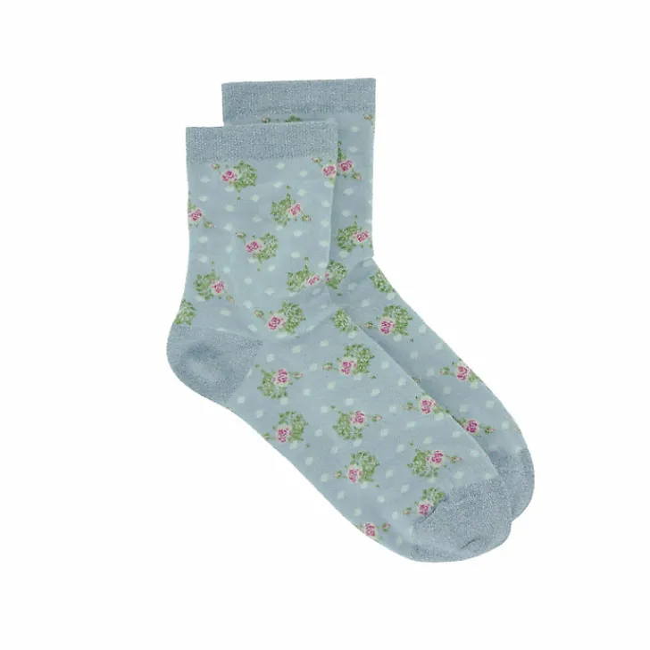 Boutiques de musées Chaussettes-Chaussettes Marie-Antoinette Rose et perle 36/41 - Château de Versailles