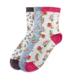 Boutiques de musées Chaussettes-Chaussettes Marie-Antoinette Rose et perle 36/41 - Château de Versailles