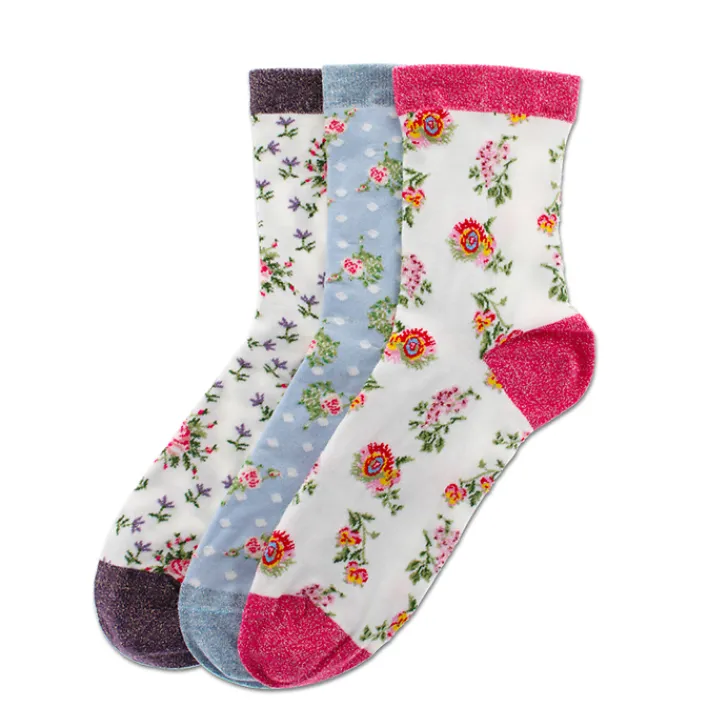 Boutiques de musées Chaussettes-Chaussettes Marie-Antoinette Rose et perle 36/41 - Château de Versailles
