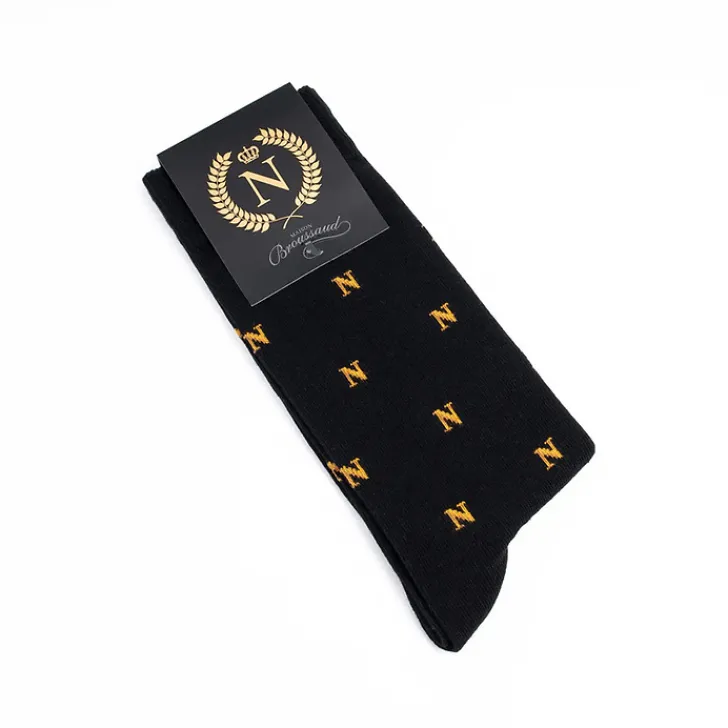 Boutiques de musées Accessoires-Chaussettes Napoléon "N" allover - Maison broussaud