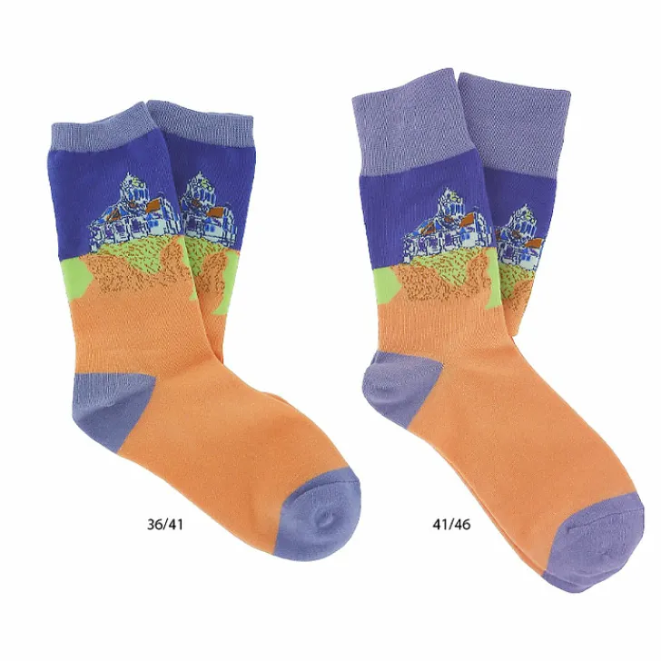 Best Boutiques de musées Chaussettes Vincent van Gogh - L'Église d'Auvers-sur-Oise 36 au 46