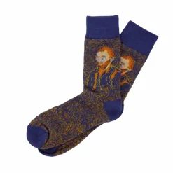 Boutiques de musées Chaussettes-Chaussettes Vincent van Gogh - Autoportrait bleu41/46 - Musée d'Orsay