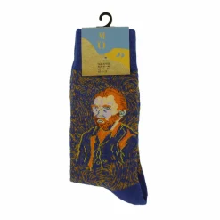 Boutiques de musées Chaussettes-Chaussettes Vincent van Gogh - Autoportrait bleu41/46 - Musée d'Orsay
