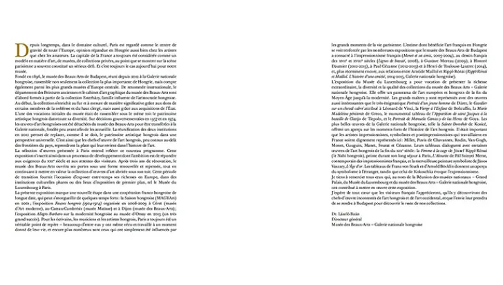 Sale Boutiques de musées Chefs-d'œuvre de Budapest