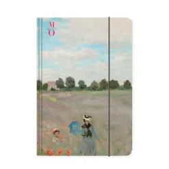 New Boutiques de musées Chemise à élastique Claude Monet - Coquelicots, 1873 - A4