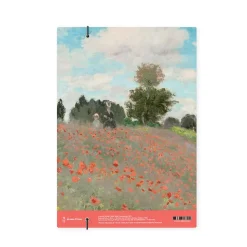 New Boutiques de musées Chemise à élastique Claude Monet - Coquelicots, 1873 - A4