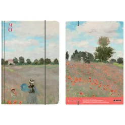 New Boutiques de musées Chemise à élastique Claude Monet - Coquelicots, 1873 - A4