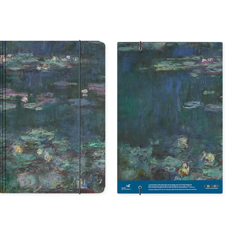 Boutiques de musées Chemises Et Sous-Chemises-Chemise à élastique Claude Monet - Nymphéas, Reflets verts - A4
