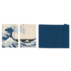 Best Boutiques de musées Chemise à élastique Katsushika Hokusaï - Sous la grande vague au large de la côte à Kanagawa, 1830-1832 - A4