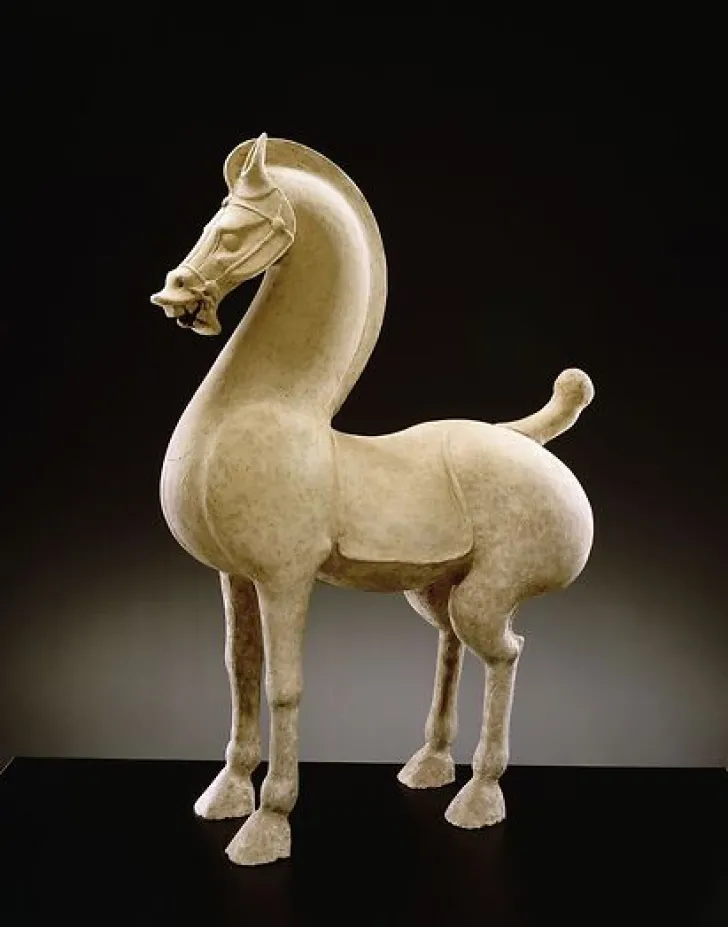Clearance Boutiques de musées Cheval debout, dynastie des Han (toiles sans cadre)