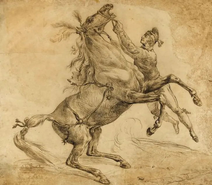 Best Boutiques de musées Cheval tenu à la bride, en se cabrant (toiles sur châssis)