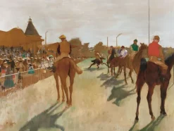 New Boutiques de musées Chevaux de course, devant les tribunes [dit aussi Le Défilé] (détail) (toiles encadrées)