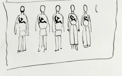 Boutiques de musées Panneaux Acryliques|Toiles Sur Châssis-Cinq personnages à la faucille et au marteau (panneaux acryliques)