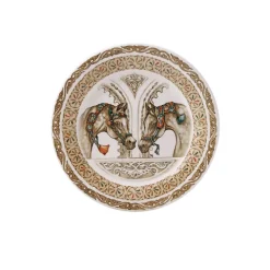 Best Boutiques de musées Coffret 4 assiettes canapés - Chevaux du vent Ø16,5cm - Faïencerie de Gien