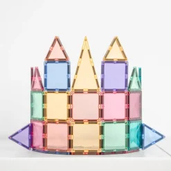 New Boutiques de musées Coffret 32 pièces Tuiles magnétiques Pastel - Connetix